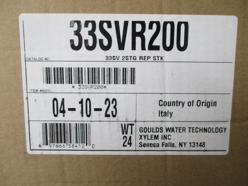 GOULDS WATER TECHNOLOGY 33SVR200 NSMP