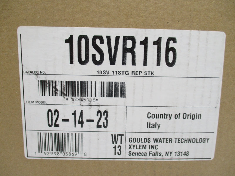 GOULDS WATER TECHNOLOGY 10SVR116 NSMP