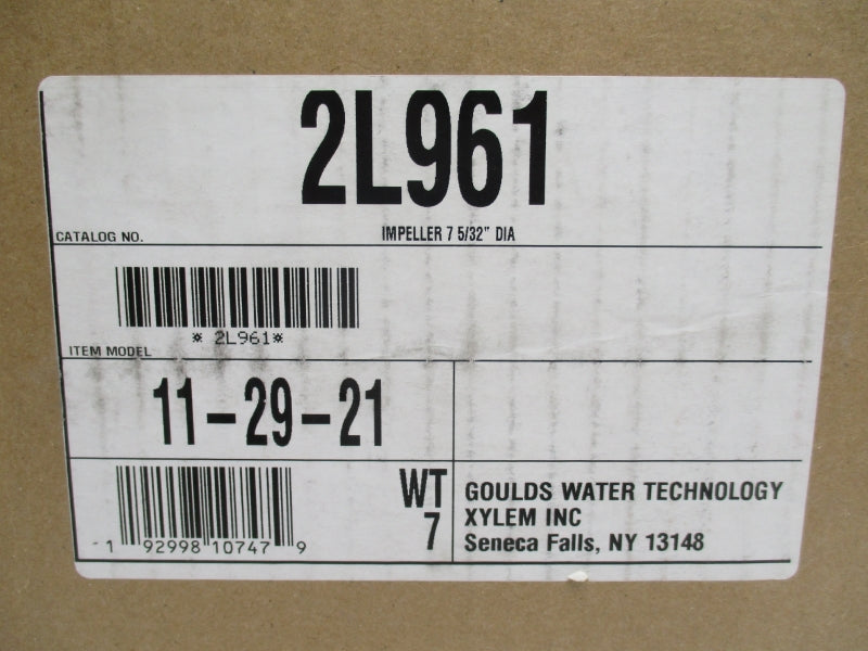 GOULDS WATER TECHNOLOGY 2L961 NSMP