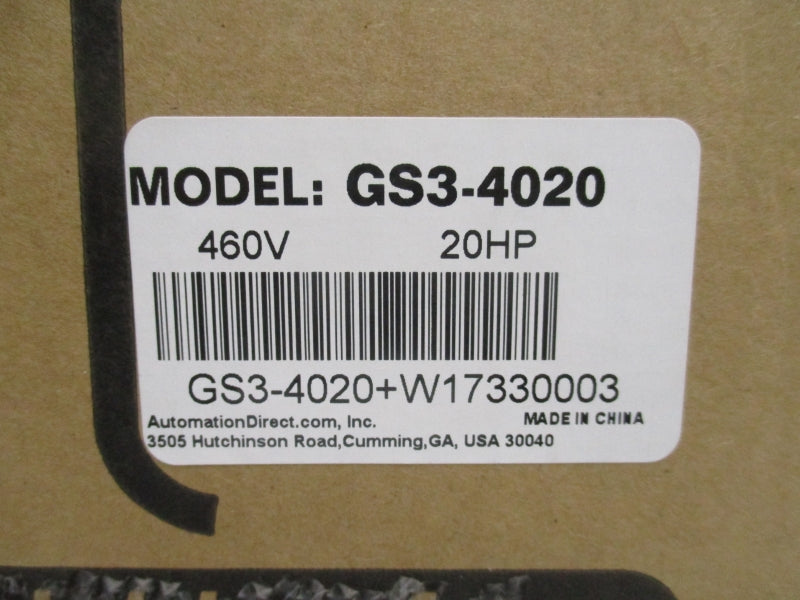 AUTOMATION DIRECT GS3-4020 380-480V 32A NSMP