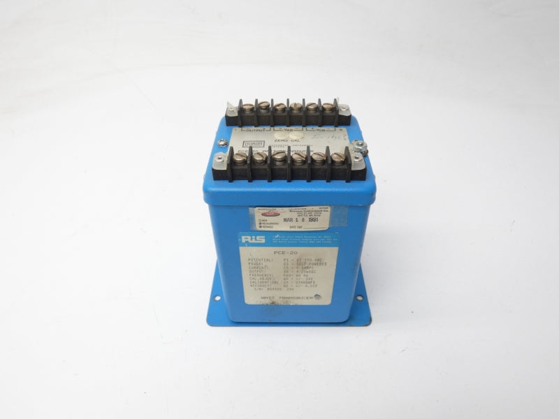 RIS PCE-20-P1-E0-C5-XA-F60-W0-Z0-A2  85-150VAC 0-5A UNMP