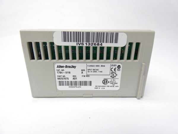 ALLEN BRADLEY 1794-IV16 SER. A REV. A01 10-31.2VDC UNMP
