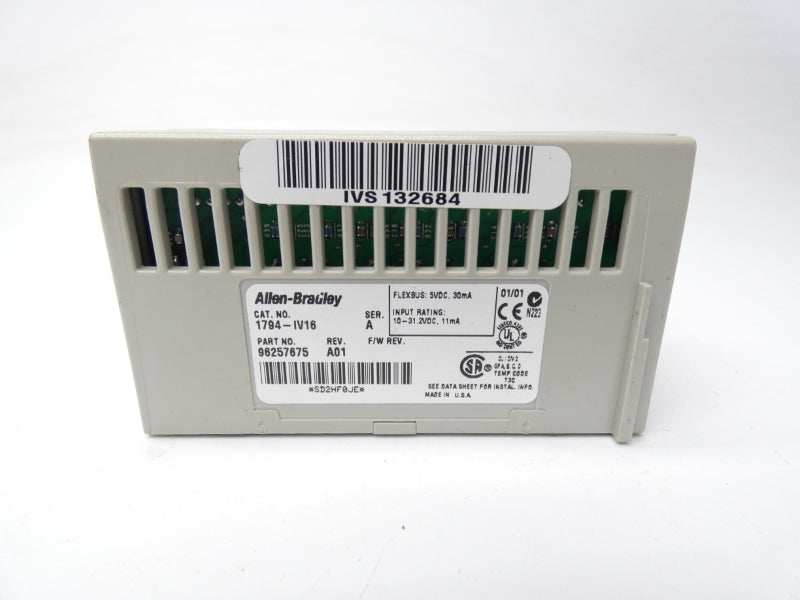 ALLEN BRADLEY 1794-IV16 SER. A REV. A01 10-31.2VDC UNMP
