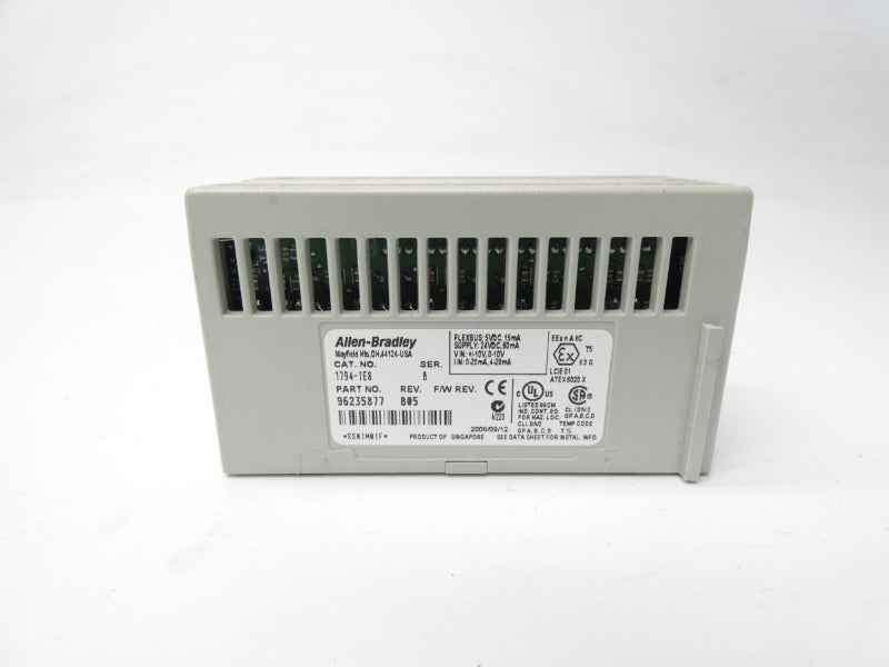 ALLEN BRADLEY 1794-IE8 SER. B REV.B05 24VDC UNMP