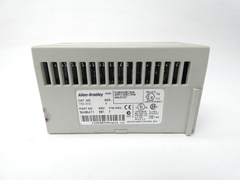ALLEN BRADLEY 1794-OF4I SER. A REV. B01 F/W F 24VDC UNMP