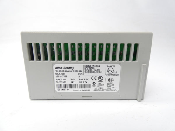 ALLEN BRADLEY 1794-IV16 SER. A REV. B02 10-31.2VDC UNMP