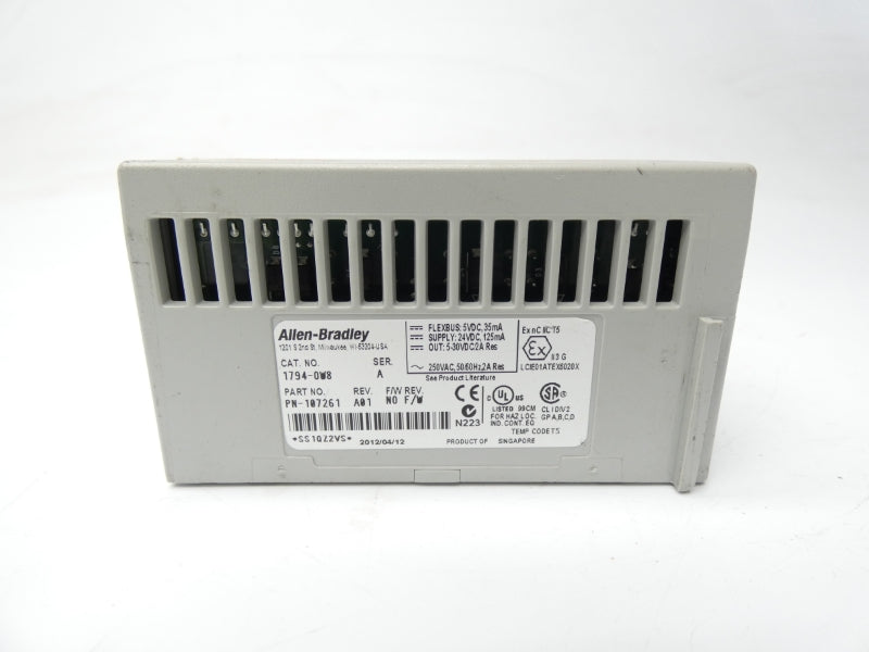 ALLEN BRADLEY 1794-OW8 SER. A REV. A01 250VDC 2A UNMP