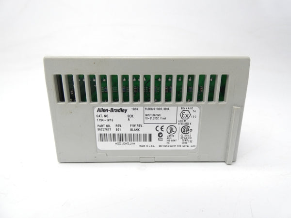 ALLEN BRADLEY 1794-IV16 SER. A REV. B01 10-31.2VDC UNMP