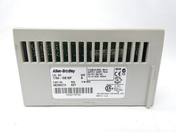 ALLEN BRADLEY 1794-OB16P SER. A REV. A01 10-31.2VDC UNMP