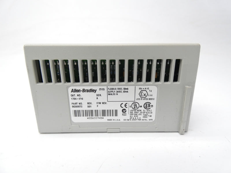 ALLEN BRADLEY 1794-IF4I SER. A REV. B01 F/W F 24VDC UNMP
