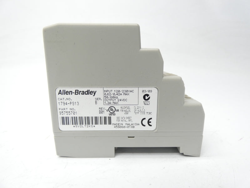 ALLEN BRADLEY 1794-PS13 SER. B REV. B01 120/230VAC 1.3A UNMP