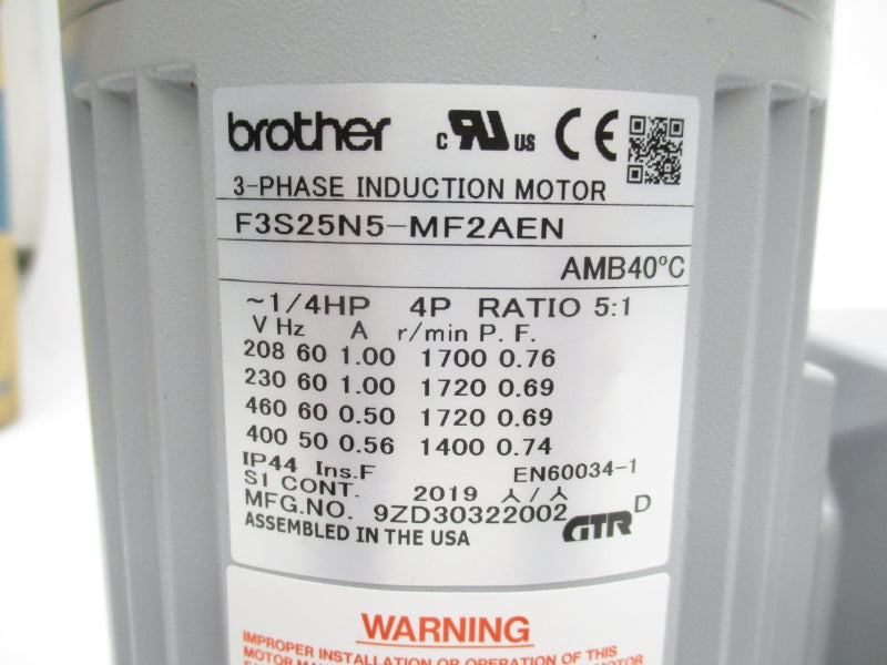BROTHER F3S25N5-MF2AEN 460V 1A NSMP
