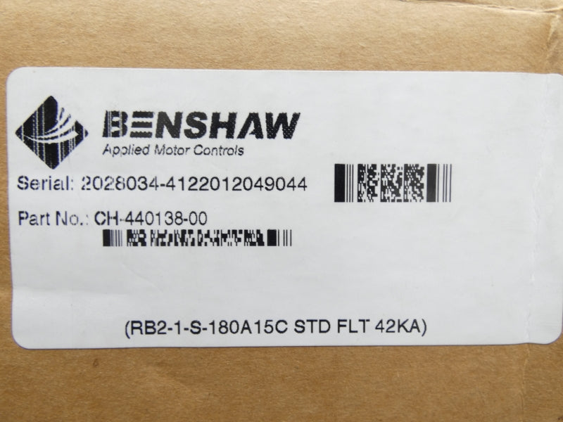 BENSHAW RB2-1-S-180A-15C CH-440138-00 208-600V 180A NSMP