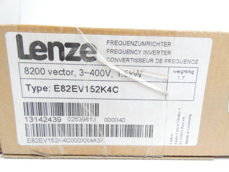 LENZE E82EV152K4C 400/500V 5.5/4.4A NSMP