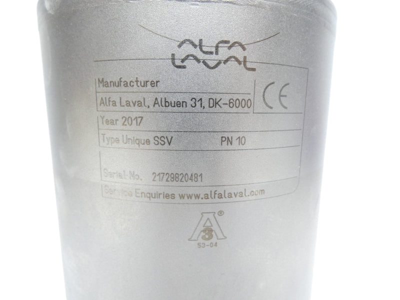 ALFA LAVAL SSV PN10 NSMP