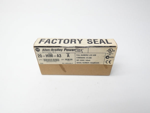 ALLEN BRADLEY 20-HIM-A3 SER. A F/W V3.006 12VDC DATE: 2005 NSFS