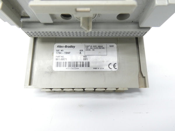 ALLEN BRADLEY 1794-TBNF SER. A REV. D01 230VAC 10A UNMP
