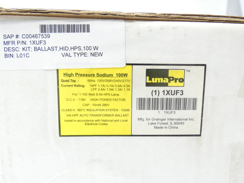 LUMAPRO 1XUF3 120/277V 2.4/1.1A NSFS
