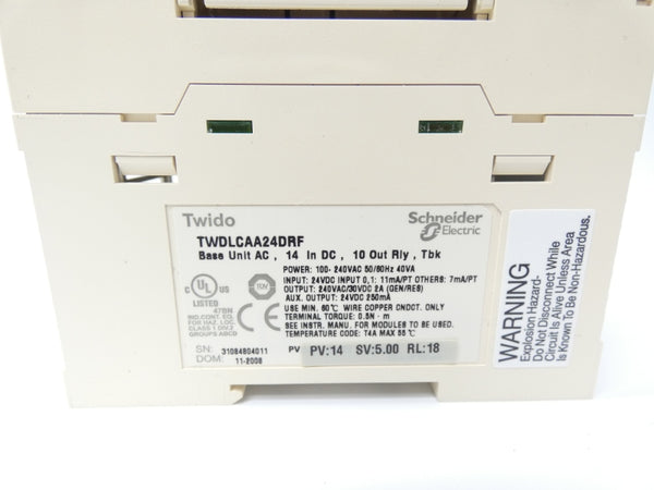 SCHNEIDER ELECTRIC TWDLCAA24DRF 100-240VAC 2A NSMP