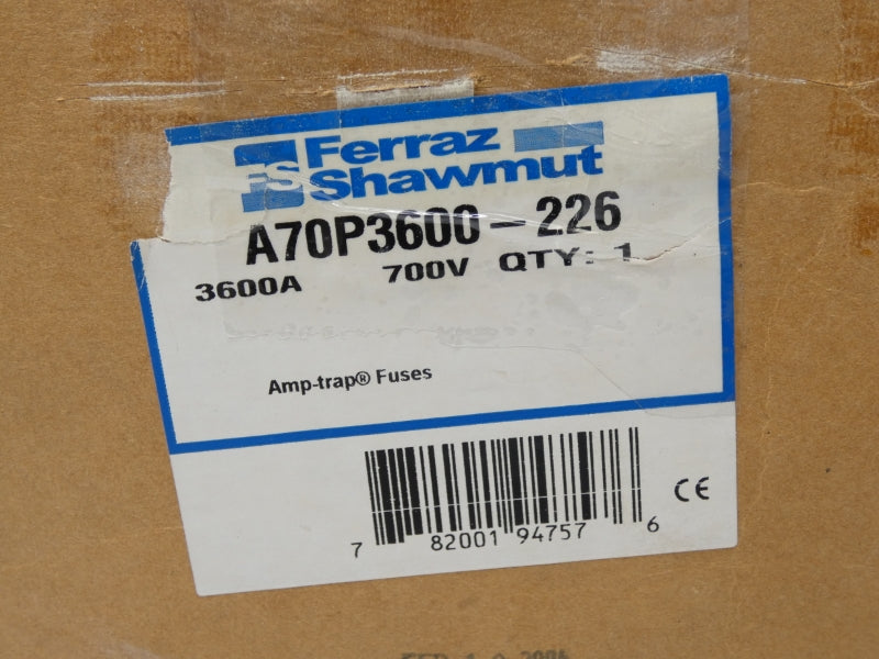 FERRAZ SHAWMUT A70P3600-226 700VAC 3600A NSMP