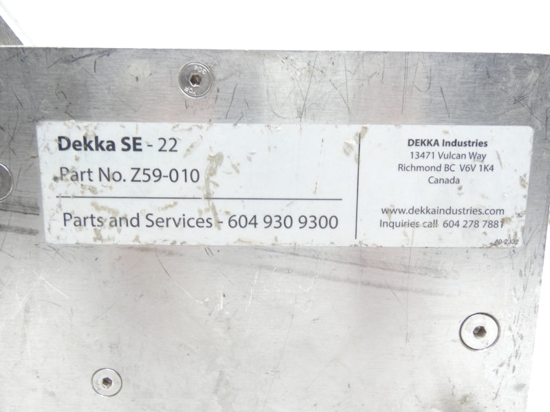 DEKKA Z59-010 (AS IS) UNMP