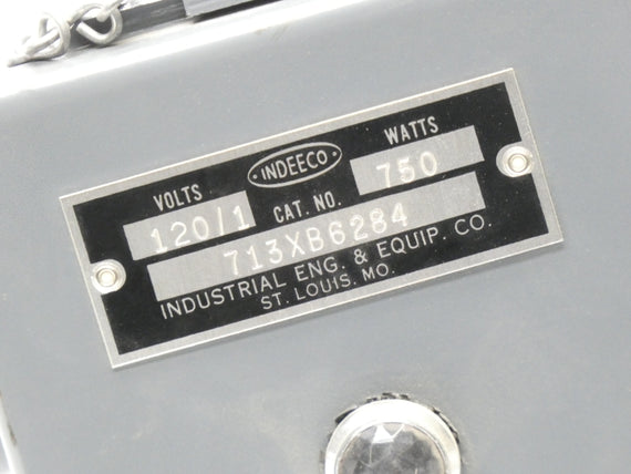 INDEECO 713XB6284 120/1V NSNP