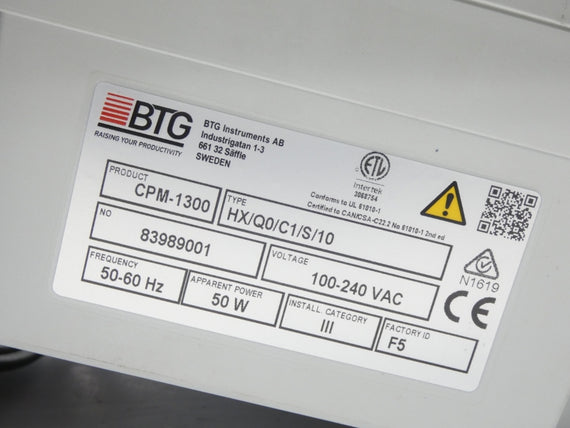 BTG CPM-1300 HX/Q0/C1/S/10 100-240VAC NSMP
