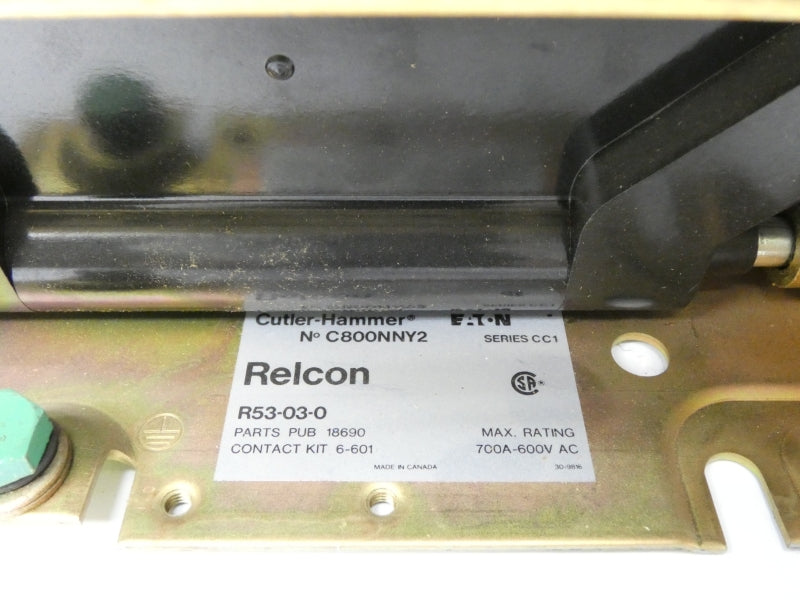 EATON C800NNY2 R53-03-0 SER. CC1 110-120V 700A NSNP