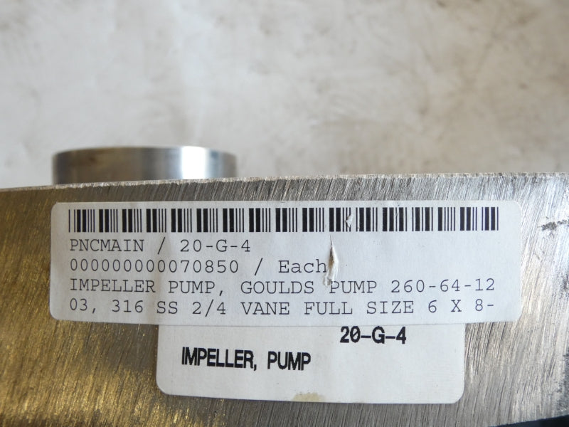 GOULDS PUMP 260-64-1203 316SS2/4 2-3/4" 18" NSNP