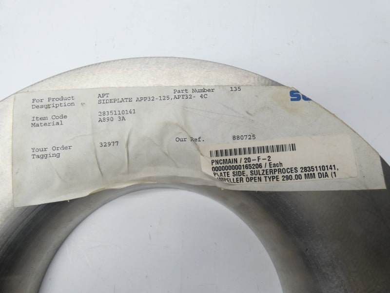 SULZER 135 4147160141 2" 6-1/2" 13" NSNP