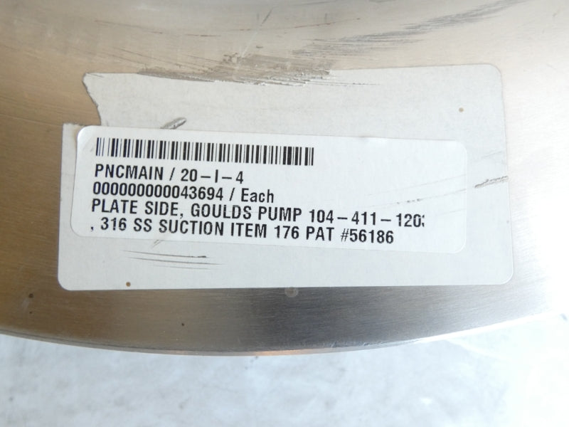 SIDE PLATE 56186 104-411-1203 3-1/4" 14-3/4" 22-1/2" NSNP