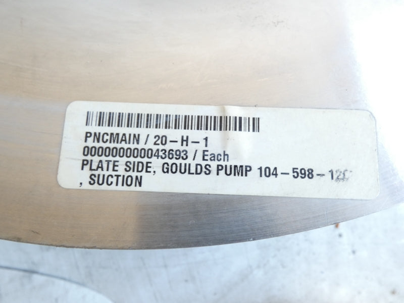 SIDE PLATE 104-598-1203 3" 8" 17-1/2" UNMP