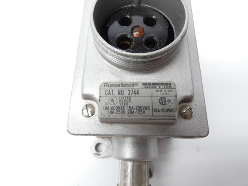 RUSSELLSTOLL 3744 600VAC 20A (AS IS) UNMP