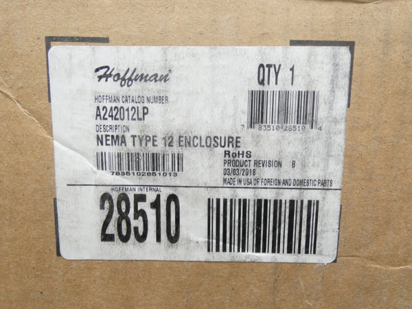 HOFFMAN A242012LP NSFS
