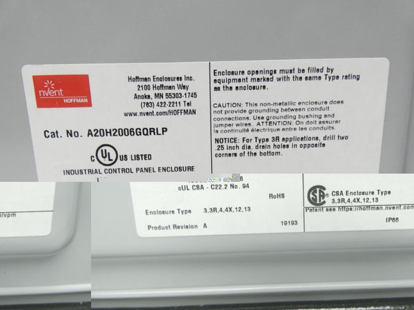HOFFMAN A20H2006GQRLP NSMP
