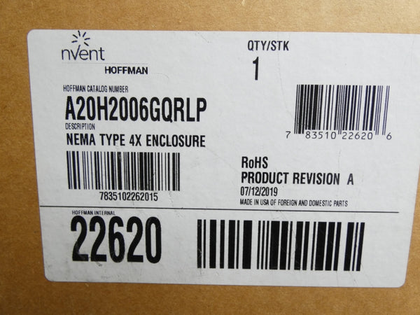 HOFFMAN A20H2006GQRLP NSMP