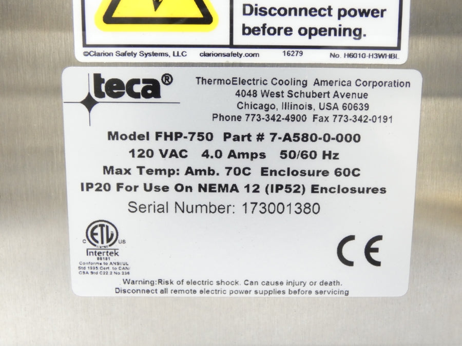 TECA FHP-750 7-A580-0-000 120VAC 4.0A NSMP