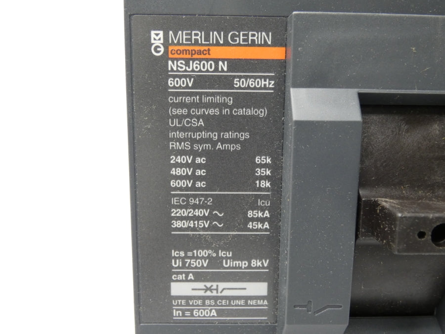 MERLIN GERIN NJNF36600E20 600V 600A NSMP