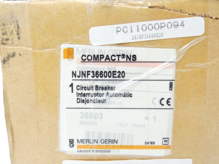 MERLIN GERIN NJNF36600E20 600V 600A NSMP