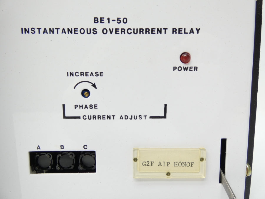 BASLER ELECTRIC BE1-50G2FA1PH0N0F NSMP