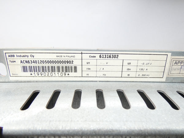 ABB ACN6340120500000000902 (AS IS) UNMP