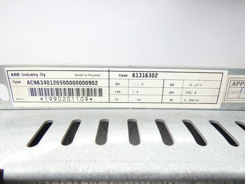 ABB ACN6340120500000000902 (AS IS) UNMP