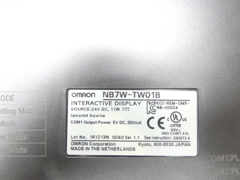 OMRON NB7W-TW01B 24VDC NSMP