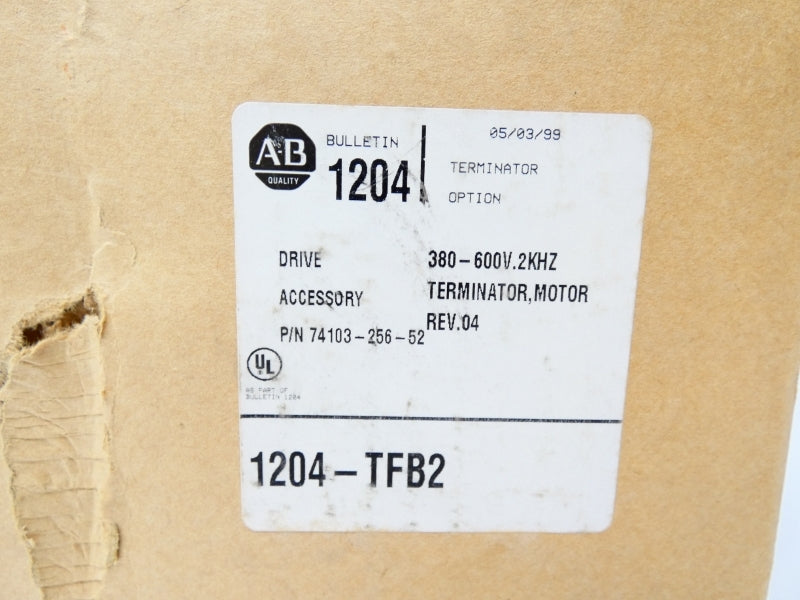 ALLEN BRADLEY 1204-TFB2 380-600VAC DATE: 1999 (BR/WH) NSFS