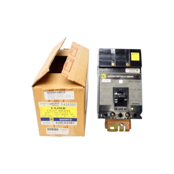 SQUARE D FA34020 SER. 2 480VAC 20A (GREY) NSMP