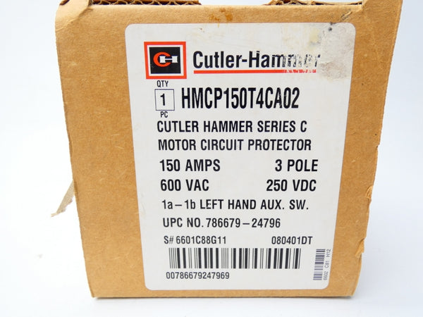 CUTLER HAMMER HMCP150F5CA02 SER. C 600VAC 150A NSMP