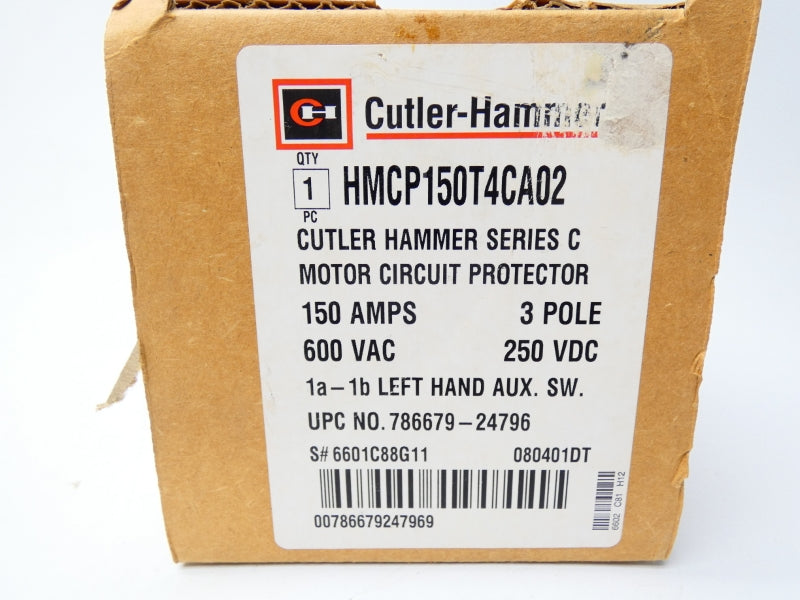 CUTLER HAMMER HMCP150F5CA02 SER. C 600VAC 150A NSMP