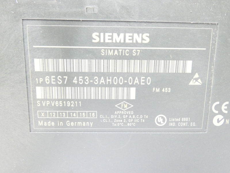 SIEMENS 6ES7453-3AH00-0AE0 VER. 11 NSMP
