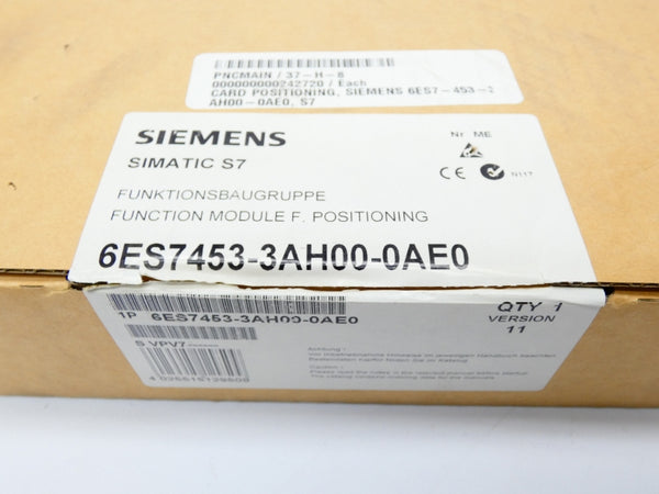 SIEMENS 6ES7453-3AH00-0AE0 VER. 11 NSMP