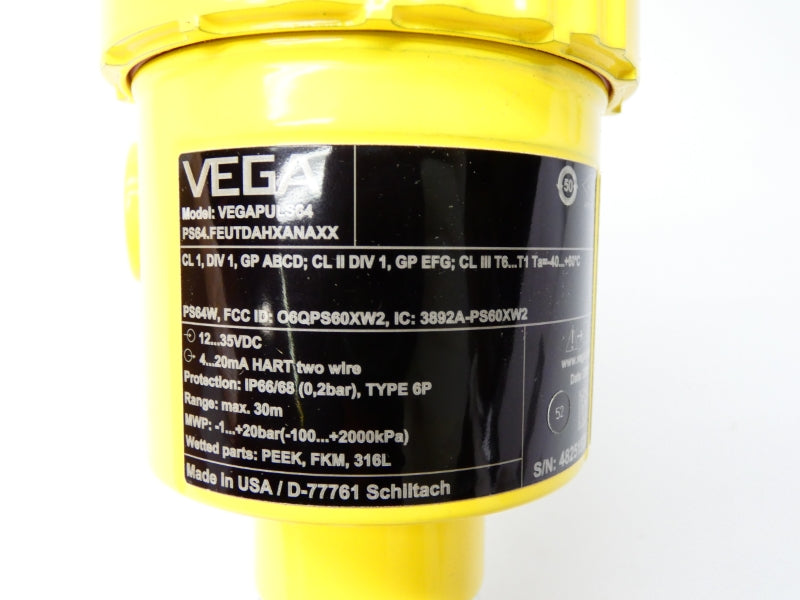 VEGA VEGAPLUS64 PS64.FEUTDAHXANAXX 12-35VDC NSMP